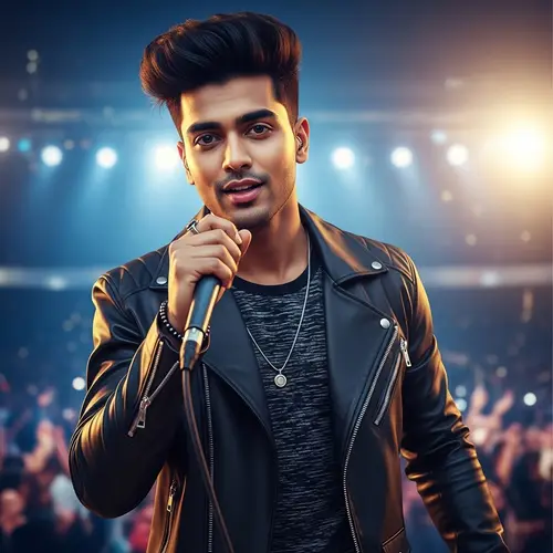 Young Adult South Asian Male | Stylish Urban Wear & Vocals