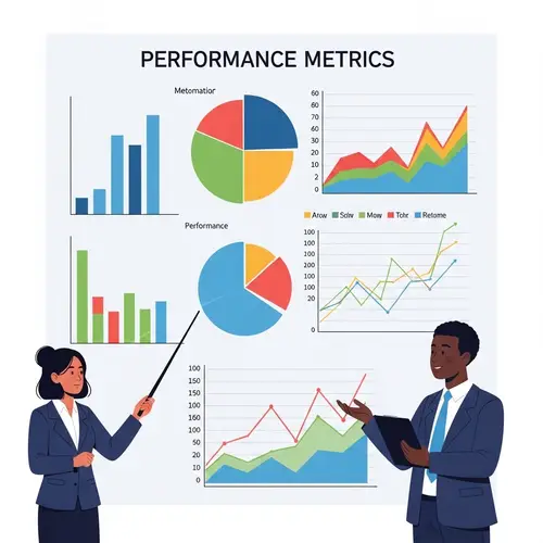 Professional Performance Metrics Visualized | Marketing Dashboard
