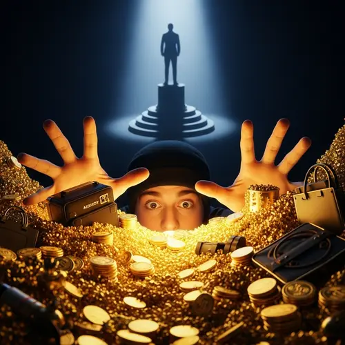 Temptation of Material Possessions and Fame: A Greedy Scene of Opulence