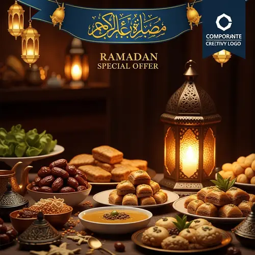 Ramadan Special Offer: Traditional Food & Lantern Display