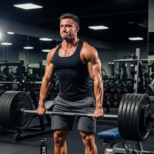 Ilya - Muscular Man Lifting Weights | Gym Workouts