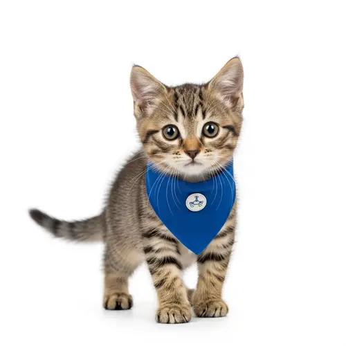 Fluffy and Playful Cat - Cute Domestic Feline