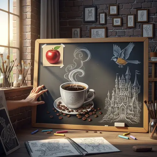 Imaginative Chalkboard: Draw to Reality