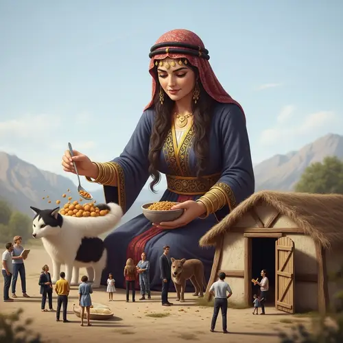 Middle-Eastern Giantess Treating Humans as Pets