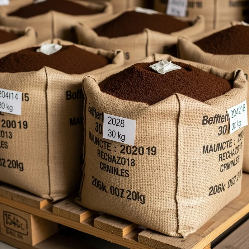 Rustic Dark Roasted Ground Coffee in 30 kg Bags