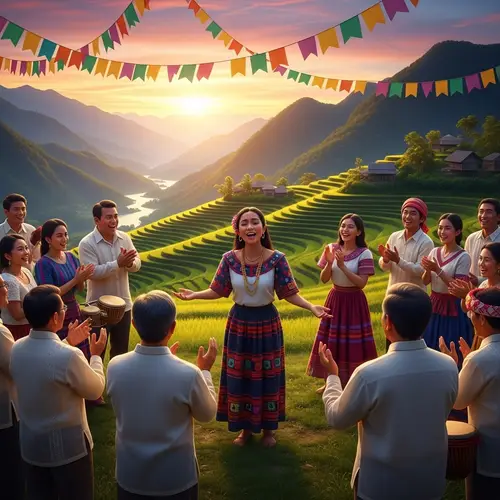 Vibrant Filipino Folk Song Celebration