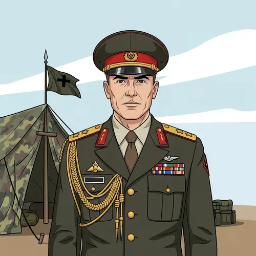 Military Colonel Portrait | Formal Uniform & Decorations