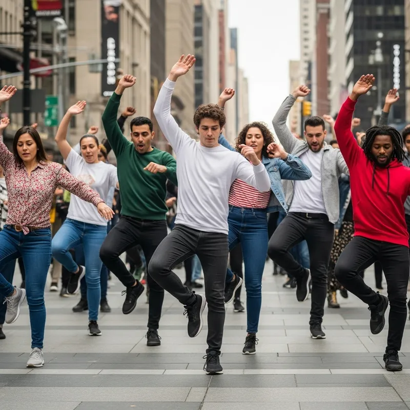 Flash Mob Dance for Plastic Pollution Awareness | Urban City Center Flash Mob Dance for Plastic Pollution Awareness | Urban City Center