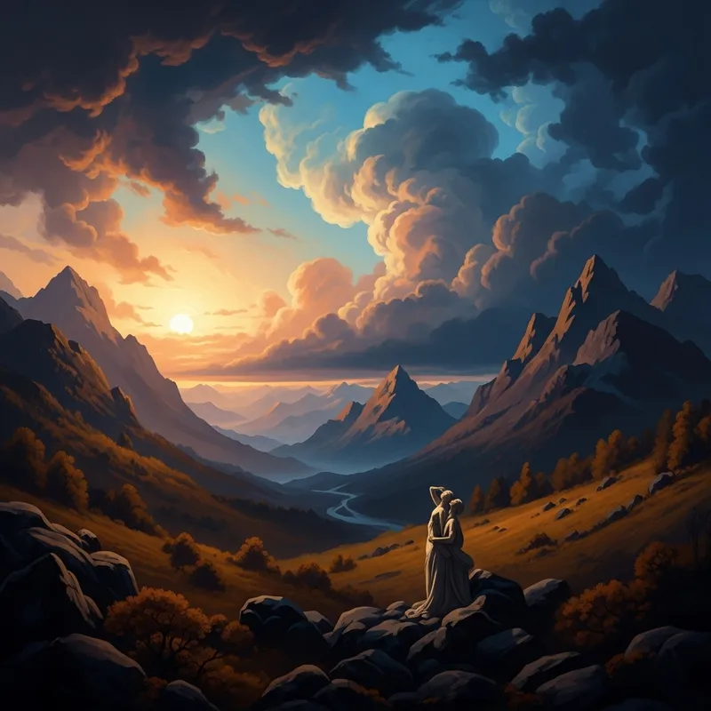 Romantic Drawing Interpretation of No Other Love Etude