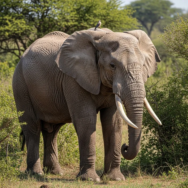 Majestic Elephant - Graceful Wildlife Display