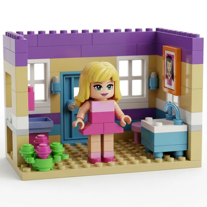 Lego Barbie Fashion Doll Construction Lego Barbie Fashion Doll Construction