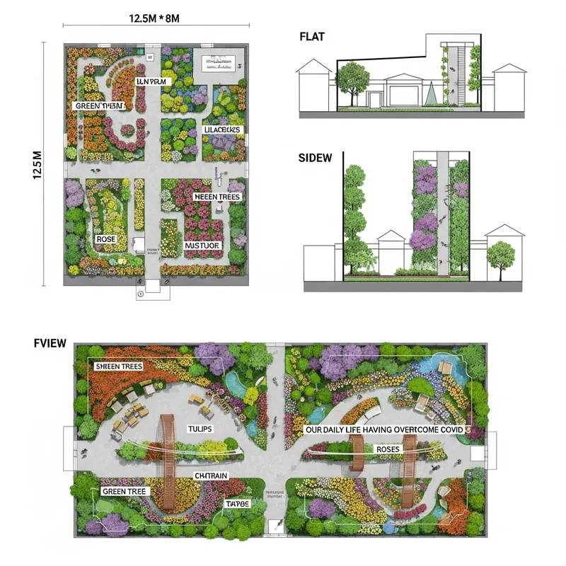 Tulip, Rose, Lilac: Flower Exhibition Layout Request