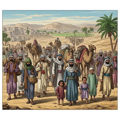 Historical Illustration: Migration from Mecca to Medina