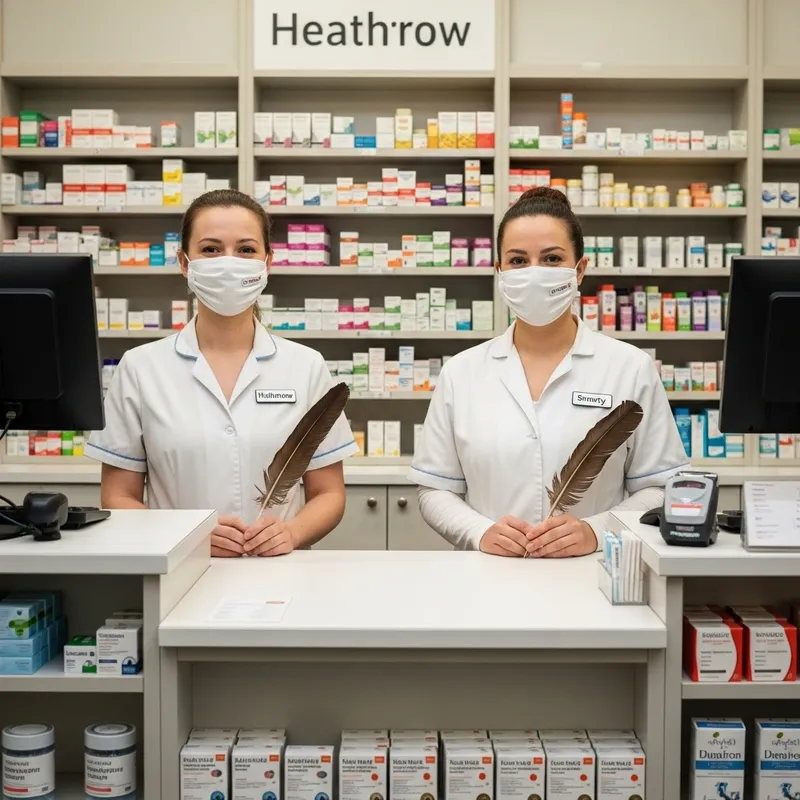 Underground Pharmacy with Armed Cashiers in Balaclavas