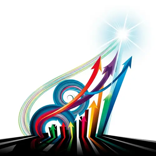 Vibrant Motivation | Abstract Progress & Determination