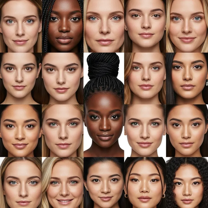 Women's Diverse Facial Expressions | Empowering Beauty
