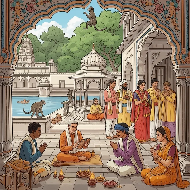 Discover Shahjahanpur Hanumat Dham: A Majestic Indian Spiritual Retreat