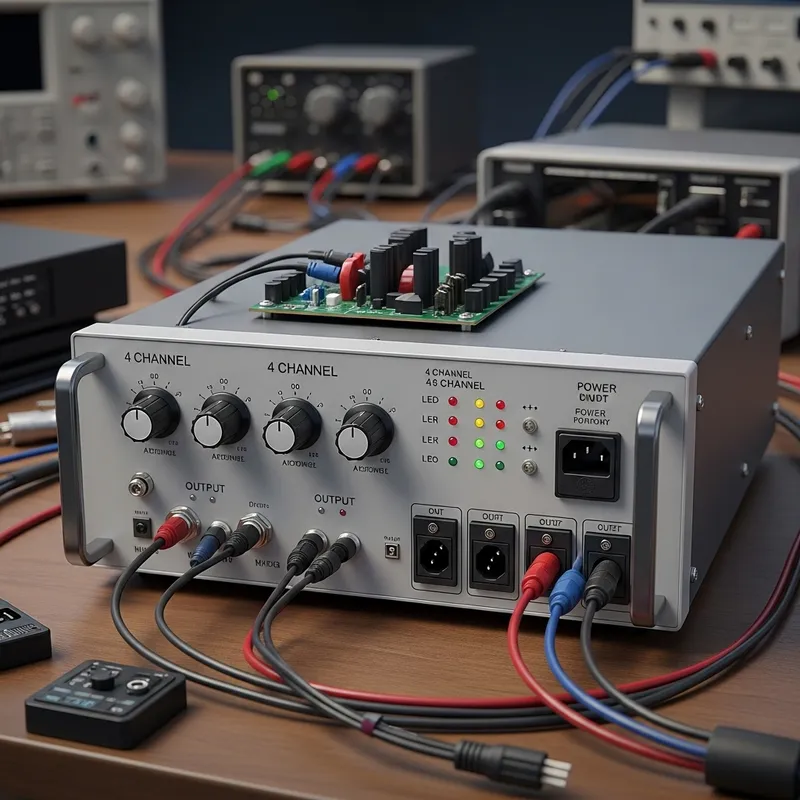 Professional 4-Channel Power Supply Unit
