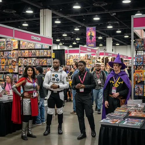 Vibrant Comic Convention Adventures | Cosplay Diversity Galore