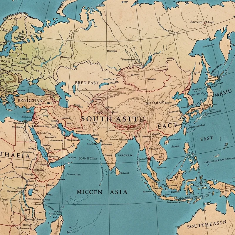 Asia Map: First Century Geography