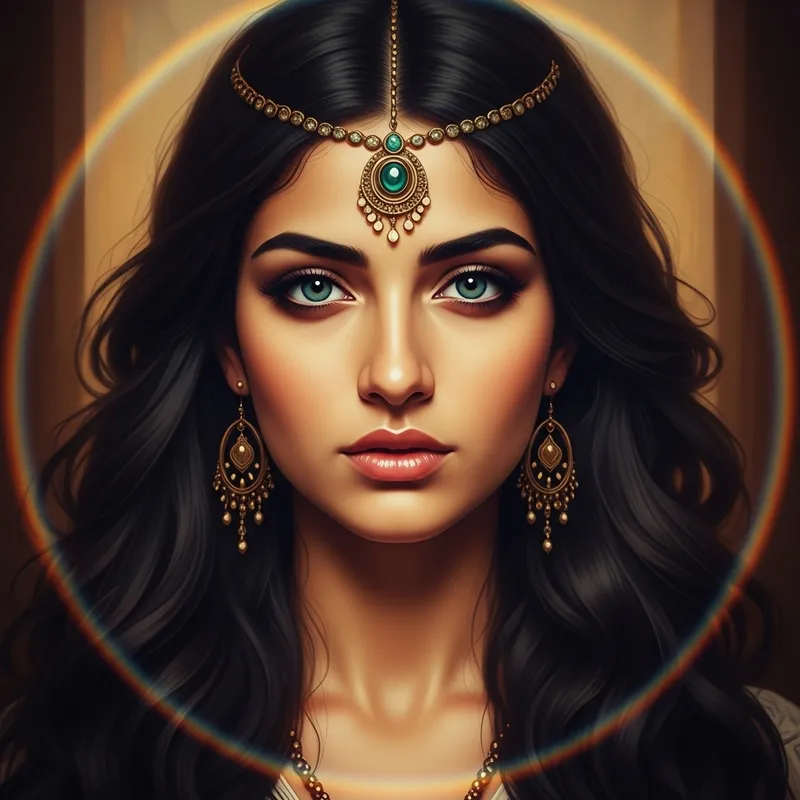 Seductive Gypsy in Gold | Mesmerizing Artwork Seductive Gypsy in Gold | Mesmerizing Artwork