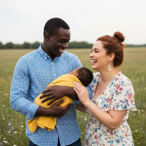 Happy Parents in Unique Style - Candid Moment of Bliss