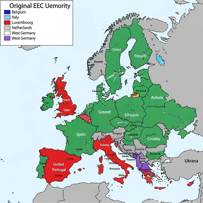 European Union Map: Past, Present, and Future Members