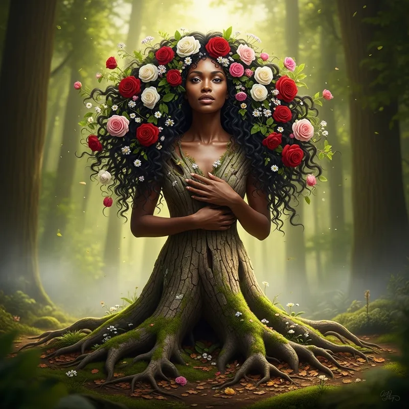 Enchanting Portrait of Nature's Essence Enchanting Portrait of Nature's Essence