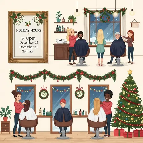 Festive Hair Salon Open December 24 & 31 | Styles for All