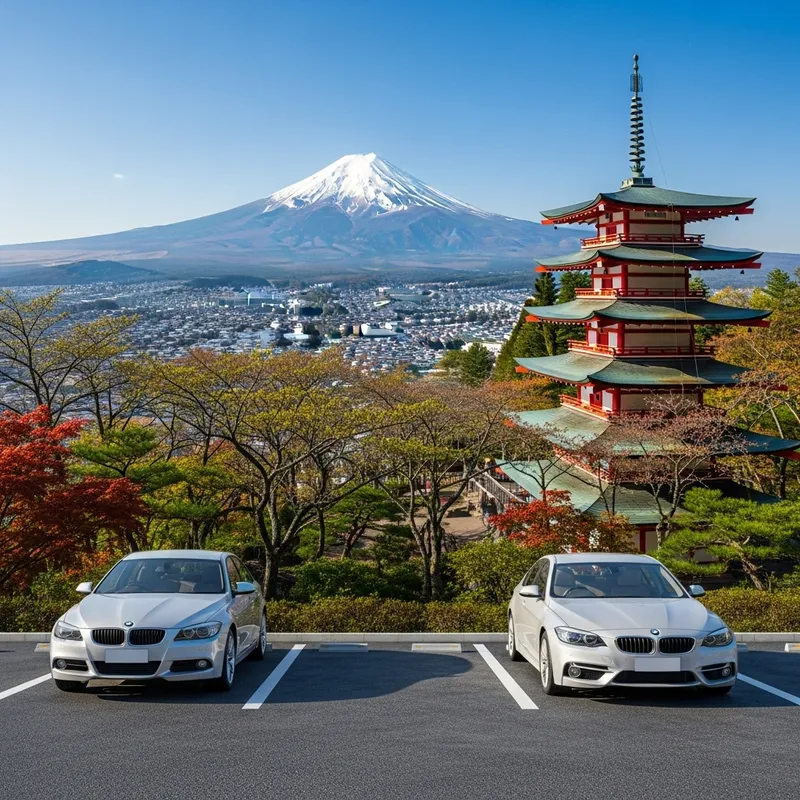 Japanese Pagoda in Scenic Forest Setting