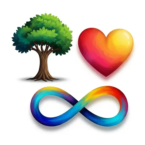 Symbolizing the Importance of Life: Growth, Love, Infinity