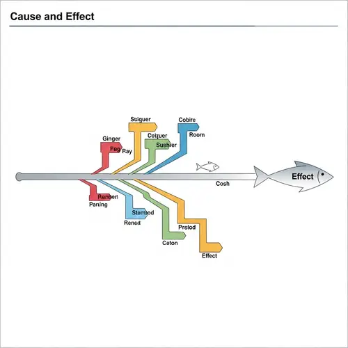 Professional Fishbone Chart Design | Cause and Effect Diagram