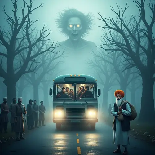 Ghostly Encounter on a Foggy Road | Horror Experience