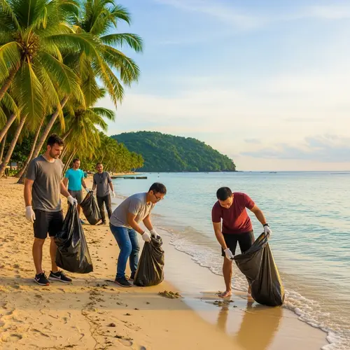 Coastal Clean-Up: Volunteers in the Philippines