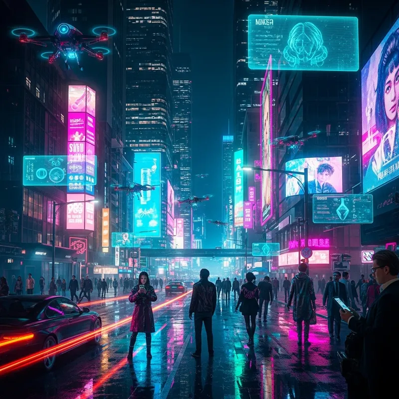 Urban Metropolis | Vibrant Cyberpunk Cityscape Urban Metropolis | Vibrant Cyberpunk Cityscape