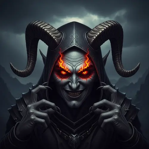 Evil Fiend - Symbol of Deception and Chaos | Dark Mythical Creature