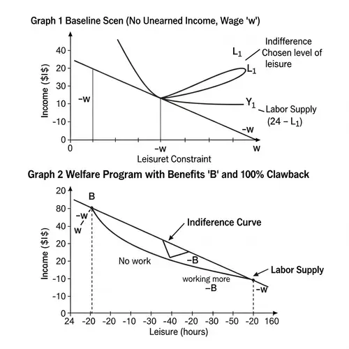Effects of Wage Subsidy on Labour Supply Decision - Economic Illustration