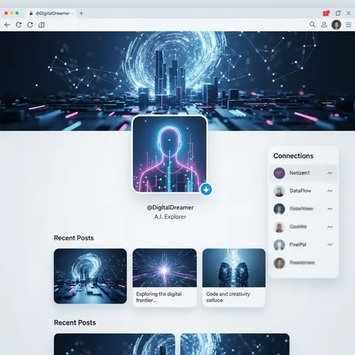 Modern Facebook Profile Design