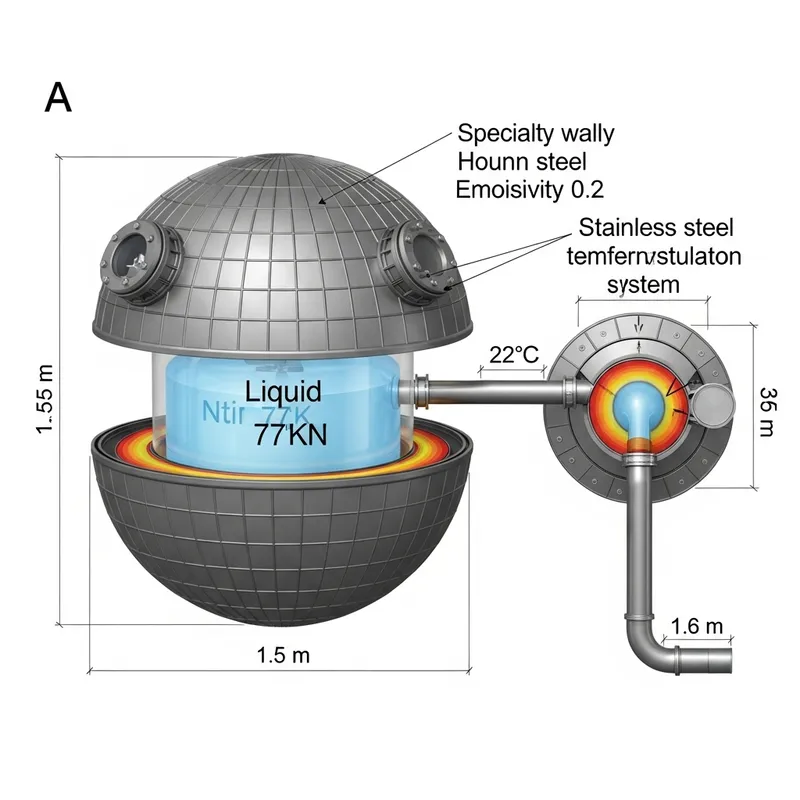 Thermal Insulated Stainless Steel Container System for Astronaut Habitat | Efficient Design Thermal Insulated Stainless Steel Container System for Astronaut Habitat | Efficient Design