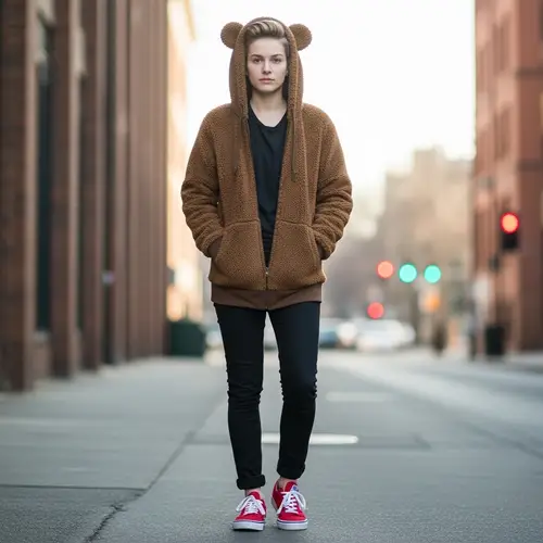 Stylish Bear Hoodie Outfits for Trendy Looks
