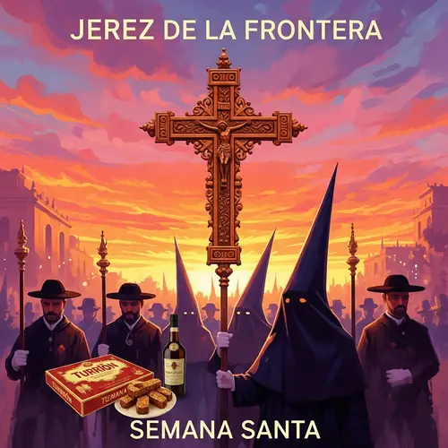 Traditional Semana Santa Poster from Jerez de la Frontera