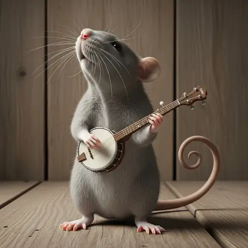 Watch a Rat Play Banjo: A Cute Performance