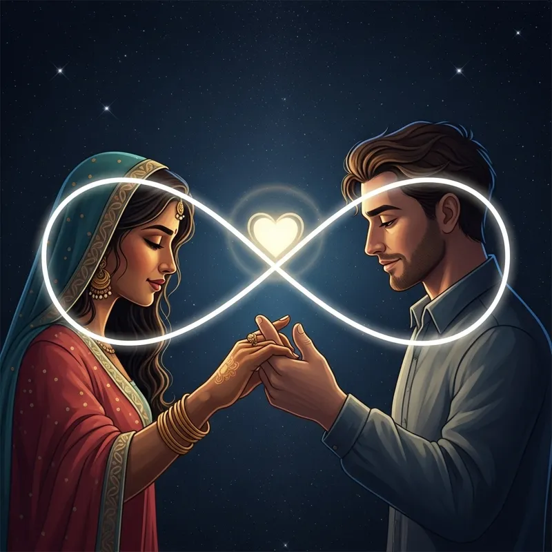 Endless Love Symbol | Interconnected Hands Embodying Diversity