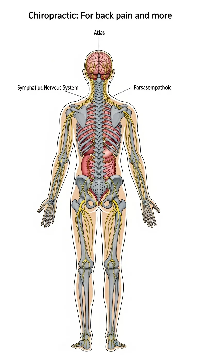 Human Sympathetic & Parasympathetic Nervous System Diagram