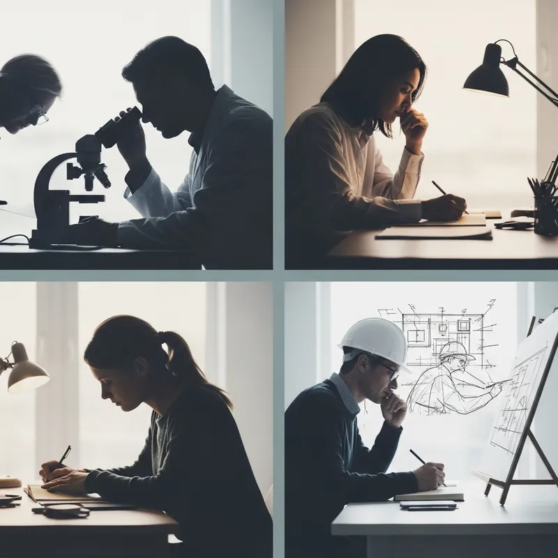 Mature Professionals Abstract - Essence in Different Fields Mature Professionals Abstract - Essence in Different Fields