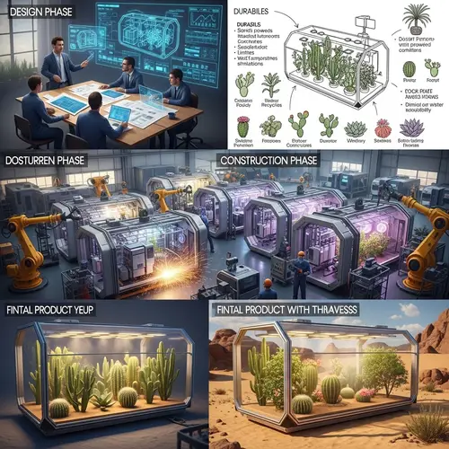 Desert Plant Cultivation Capsule: Manufacturing Stages & Desert Flora