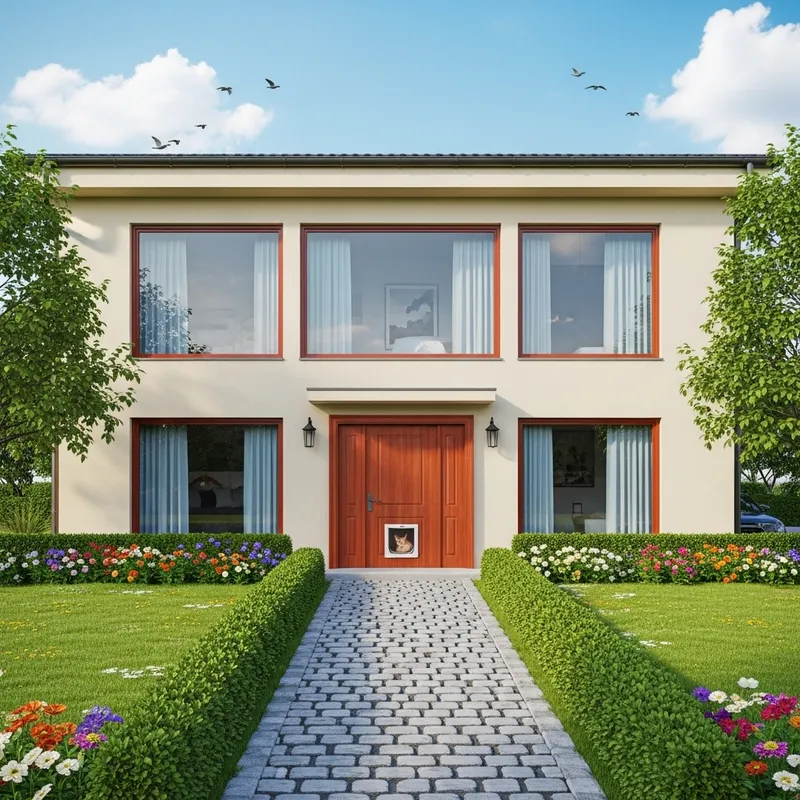 Tranquil Suburban Home with Lush Garden Tranquil Suburban Home with Lush Garden