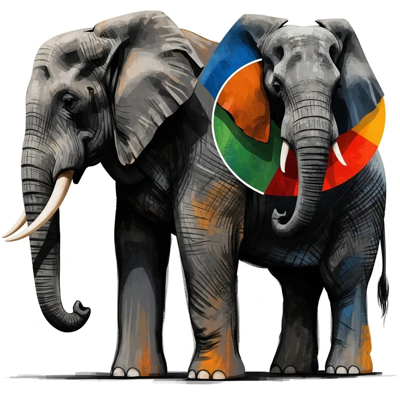 Abstract Elephant Art: A Creative Interpretation Abstract Elephant Art: A Creative Interpretation