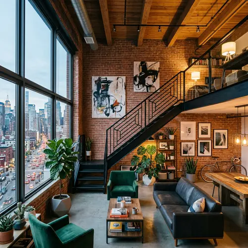 Chic Urban Loft with Modern Aesthetics | Trendy Environment