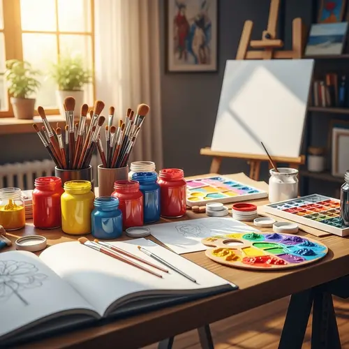 Vibrant Art Supplies for Creative Inspiration